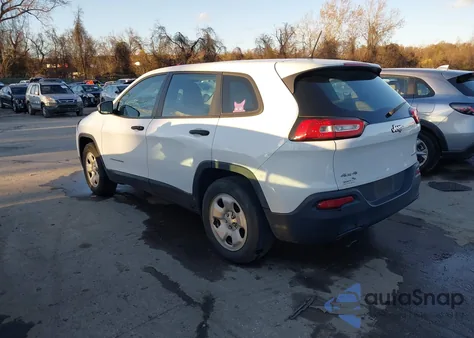 2017 Jeep Cherokee Sport 4X4 z USA, uszkodzony, nr VIN 1C4PJMAB0HD221167